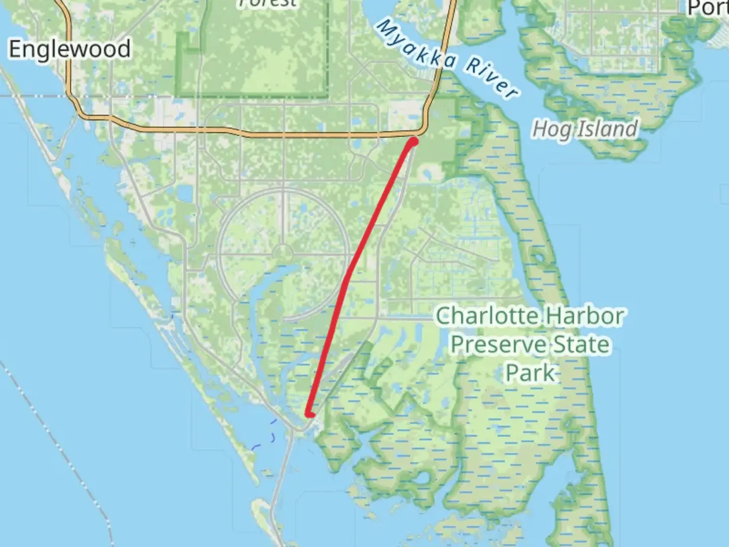 An image depicting the trail Cape Haze Pioneer Trail and its surrounding area.