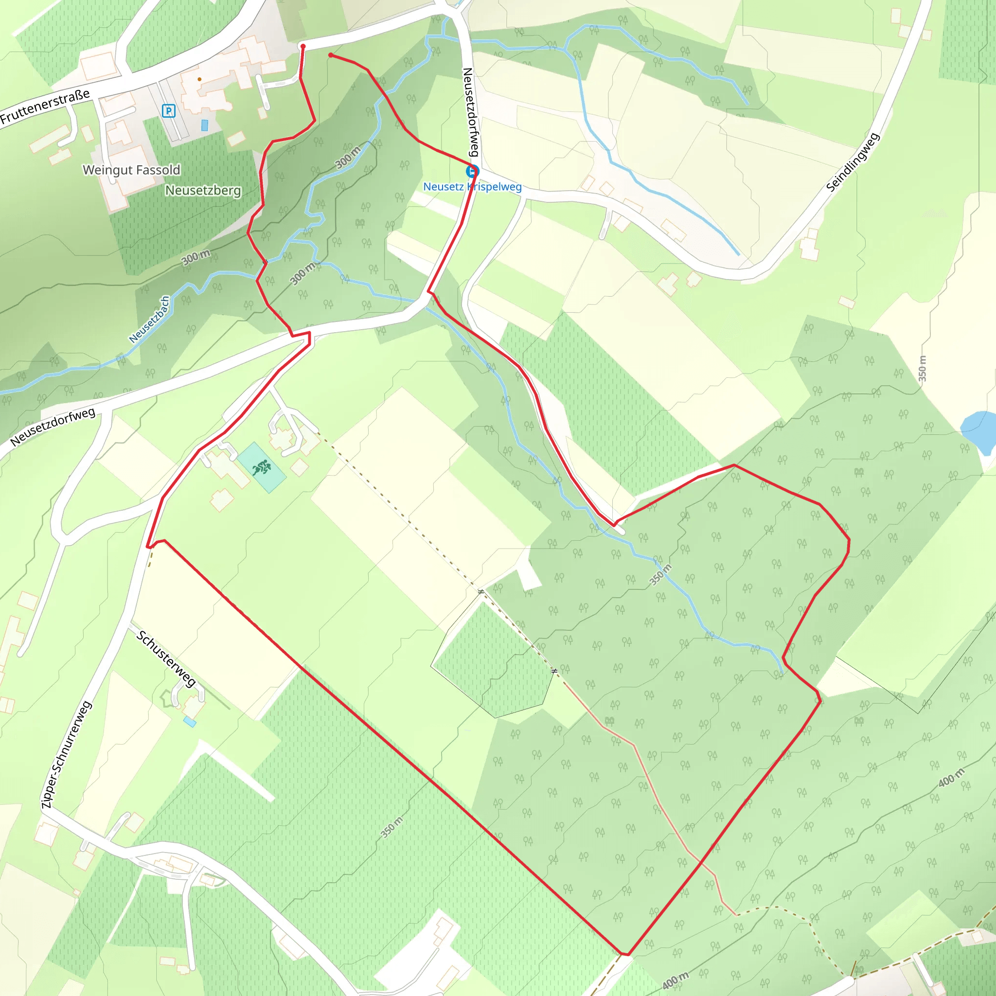 Krispelweg Loop mobile static map