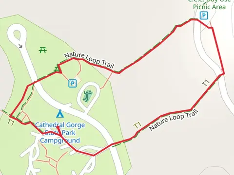 Cathedral Gorge Drive Loop