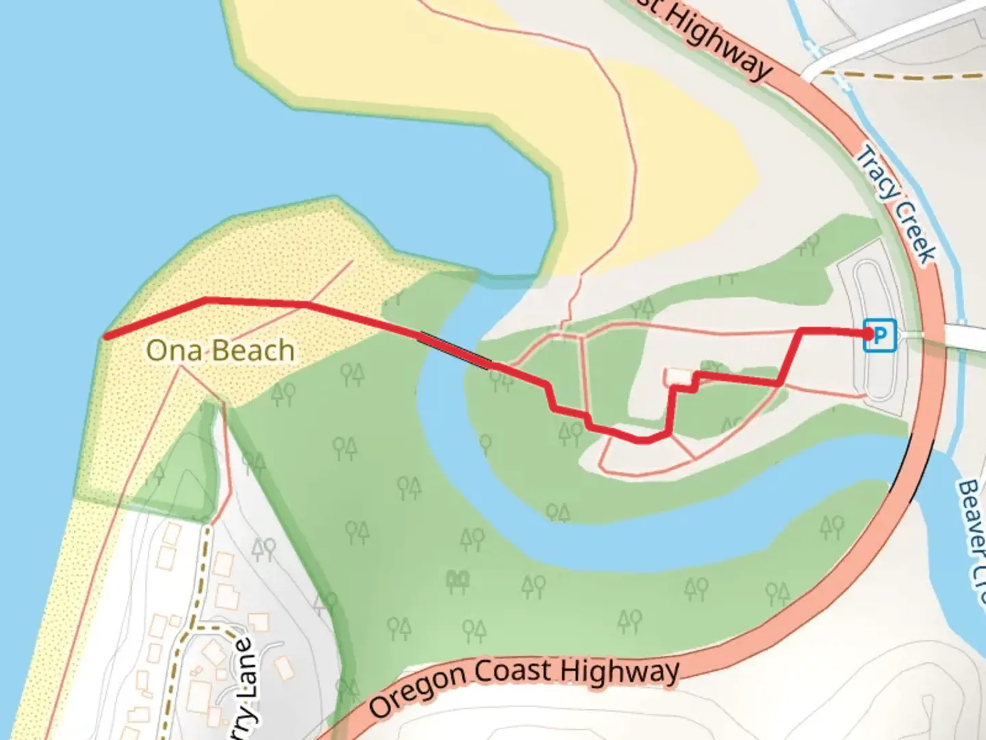 An image depicting the trail Beaver Creek and its surrounding area.