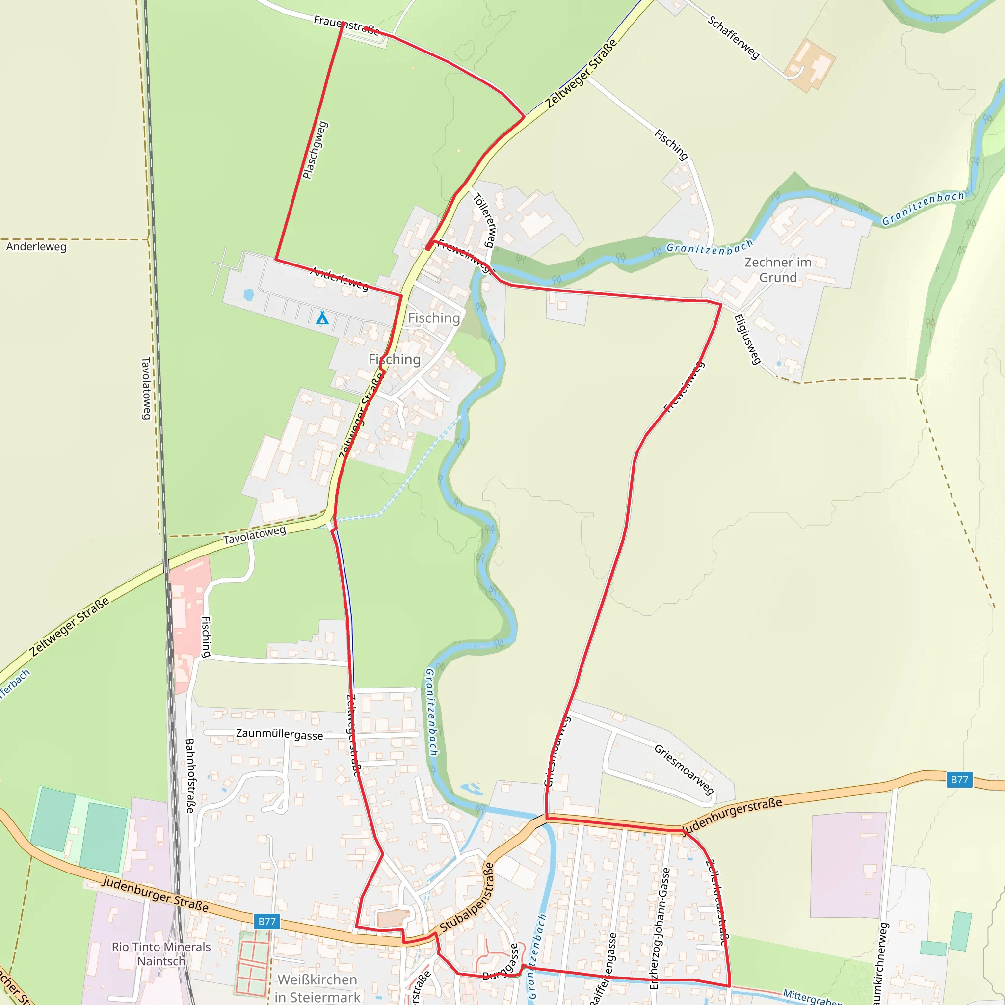 Weißkirchen Loop mobile static map