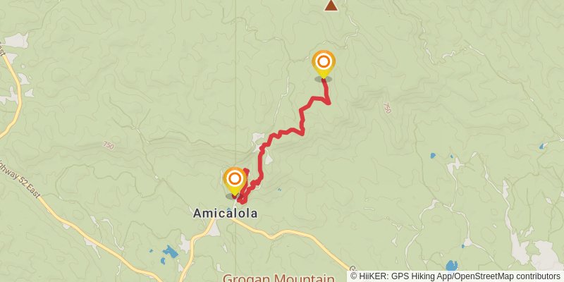 Creek Trail and AT Approach Trail Loop stage 2 Map