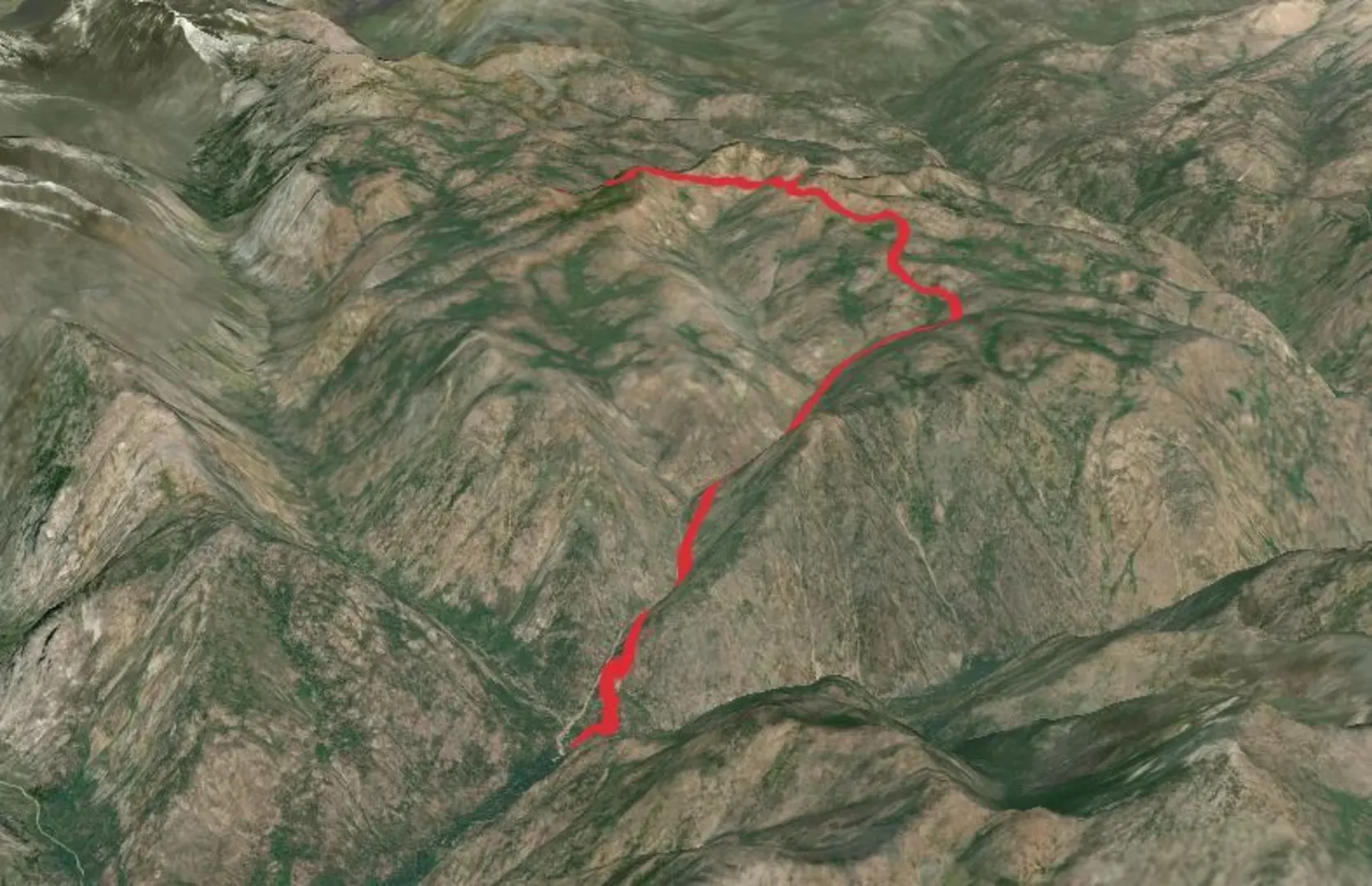 An image depicting the trail Little Andrews Trail and its surrounding area.