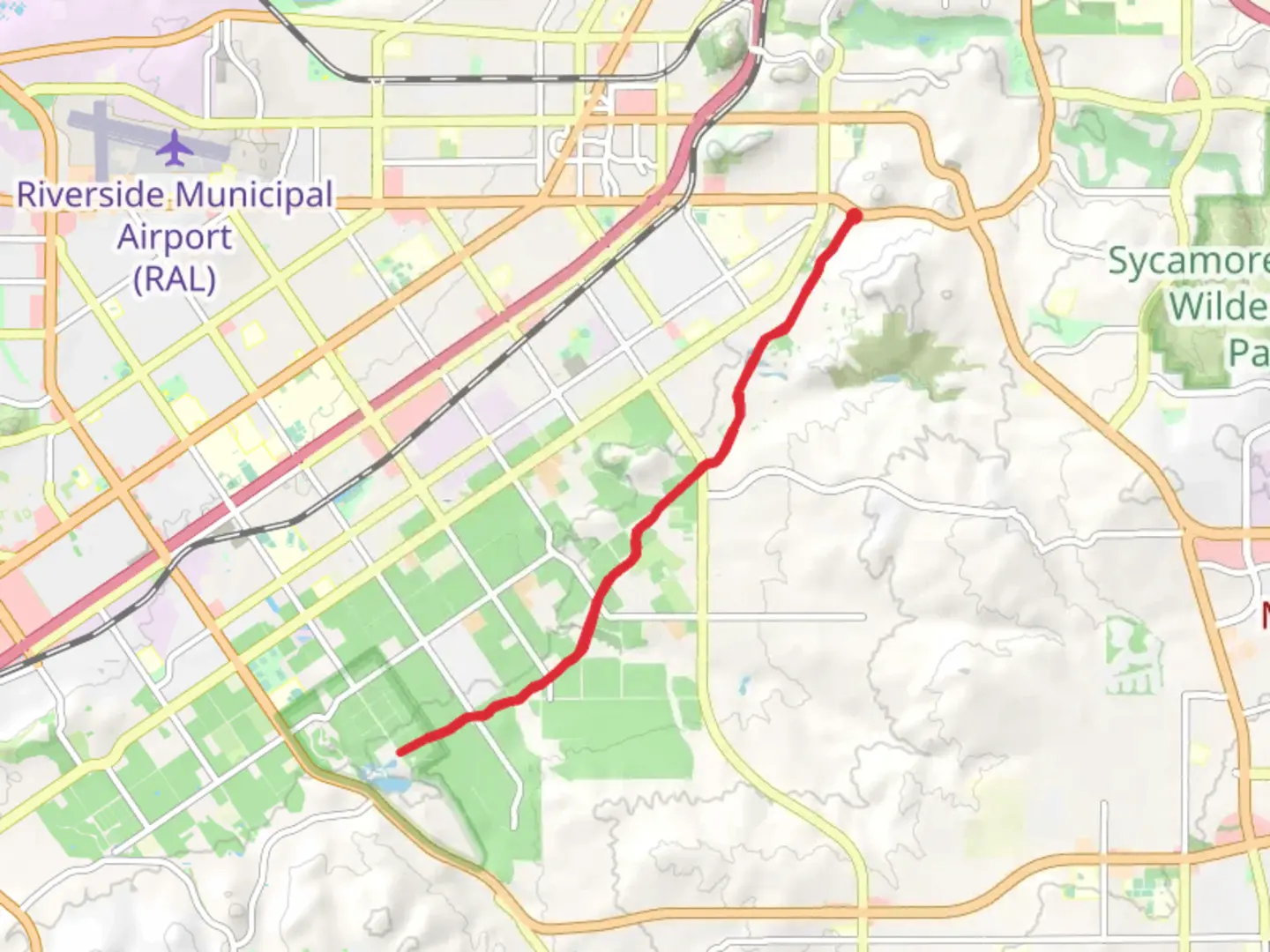 An image depicting the trail Gage Canal Path and its surrounding area.