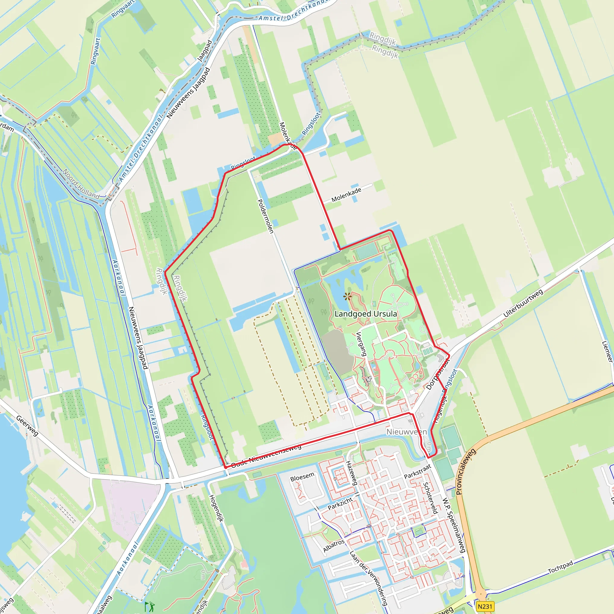 Buiten Wester and Landgoed Ursula Loop mobile static map