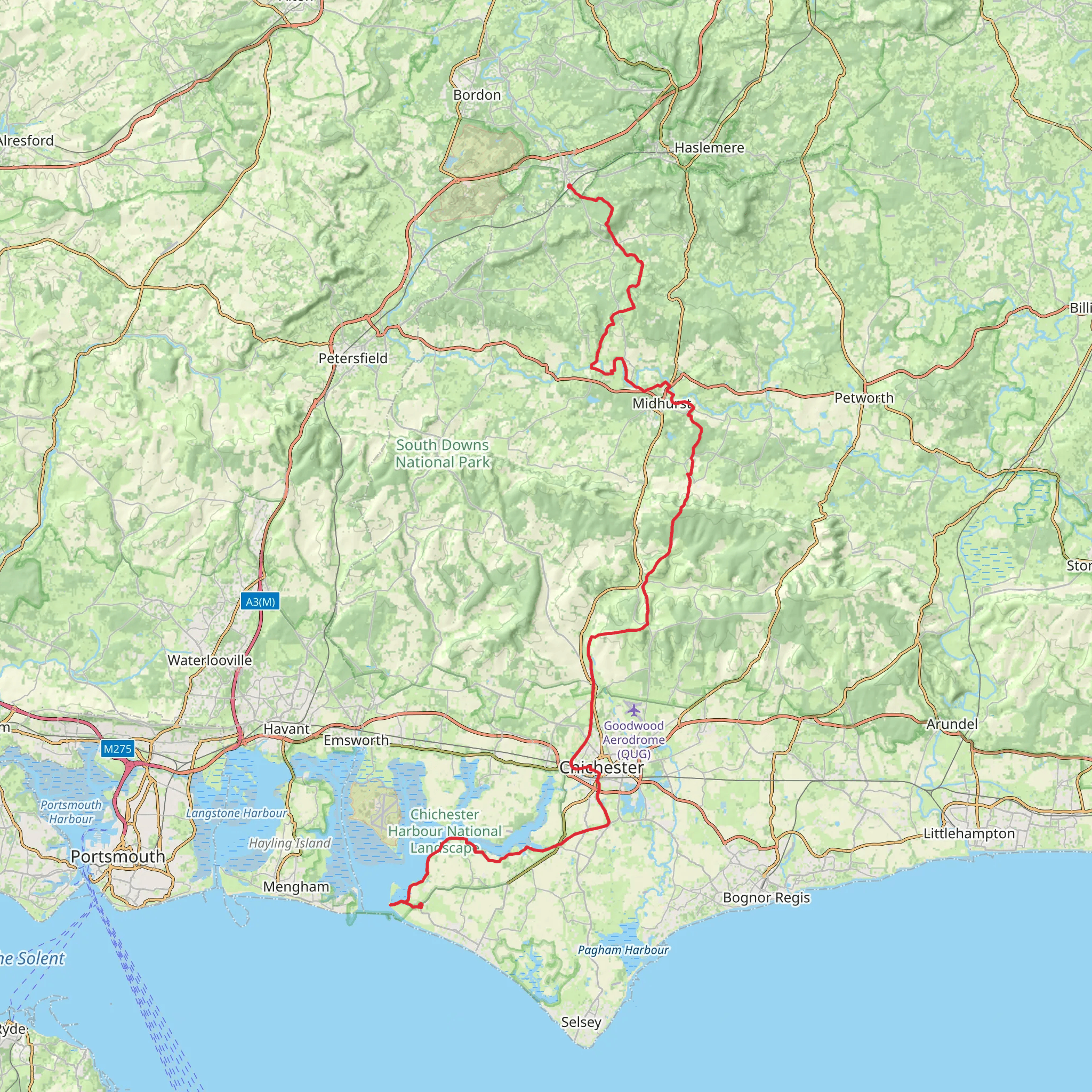 New Lipchis Way mobile static map