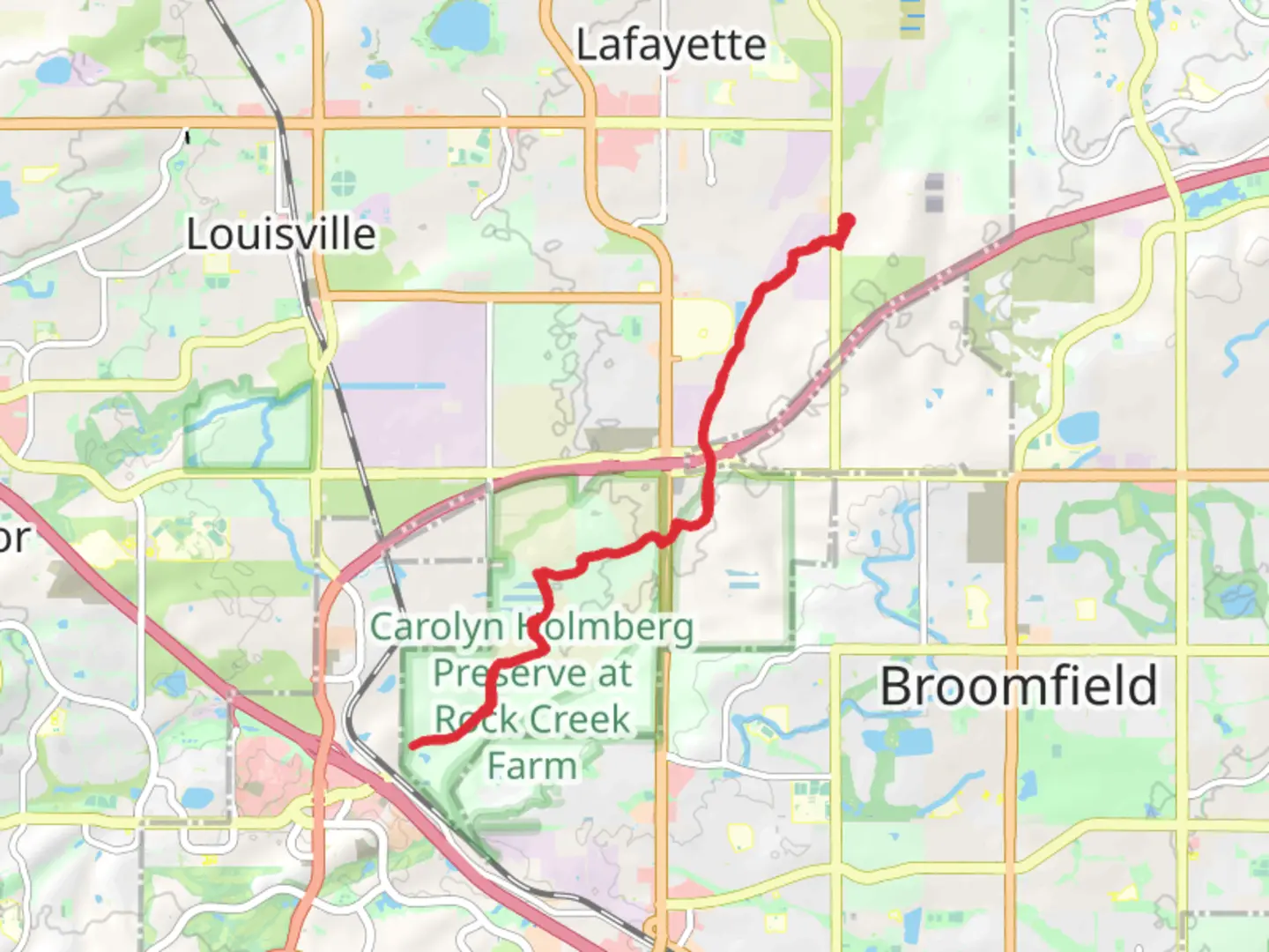 An image depicting the trail Stearns Lake via Mary Miller Trail and Cradleboard Trail and its surrounding area.