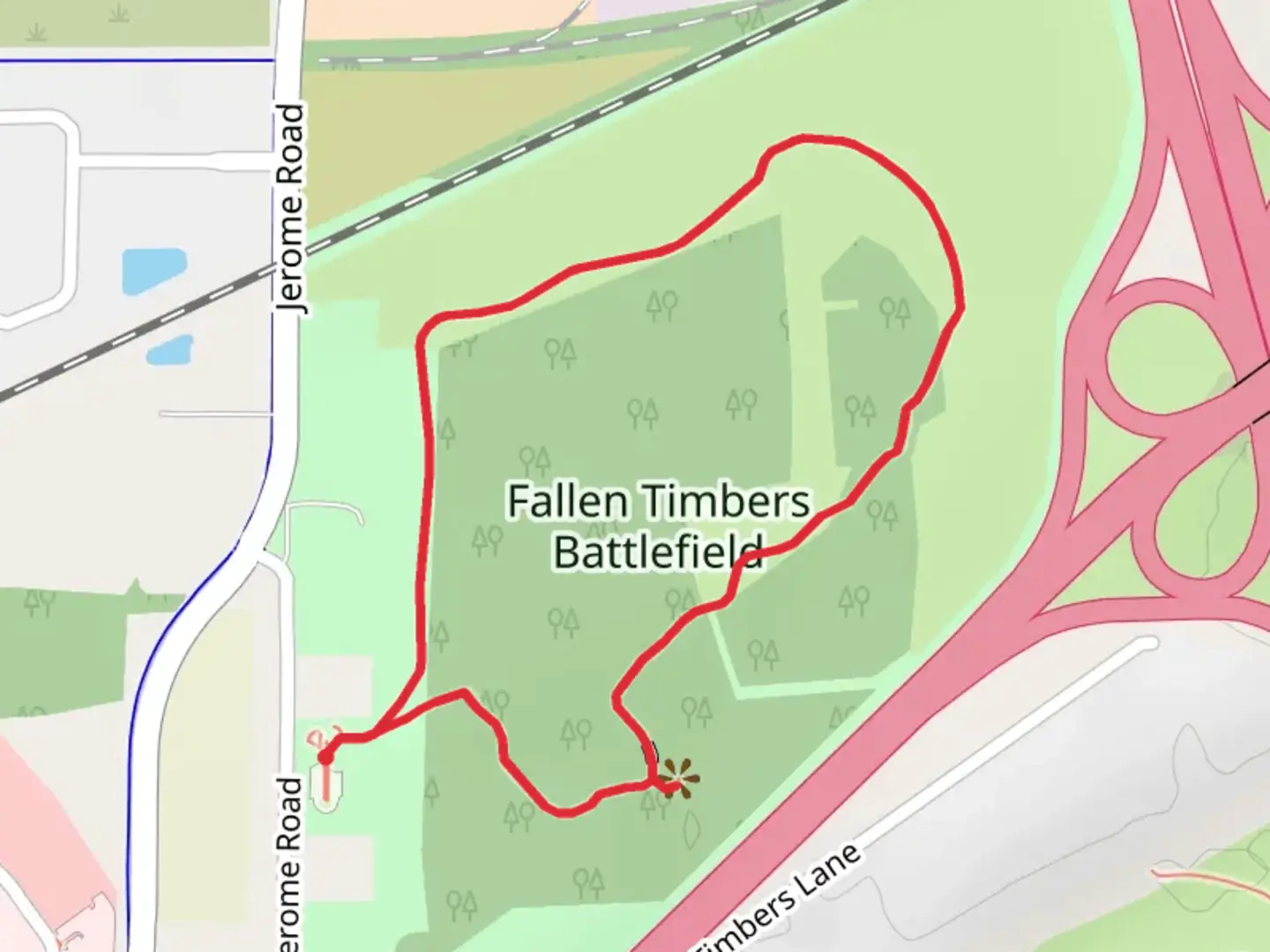 An image depicting the trail Northwest Territory Loop Trail and its surrounding area.