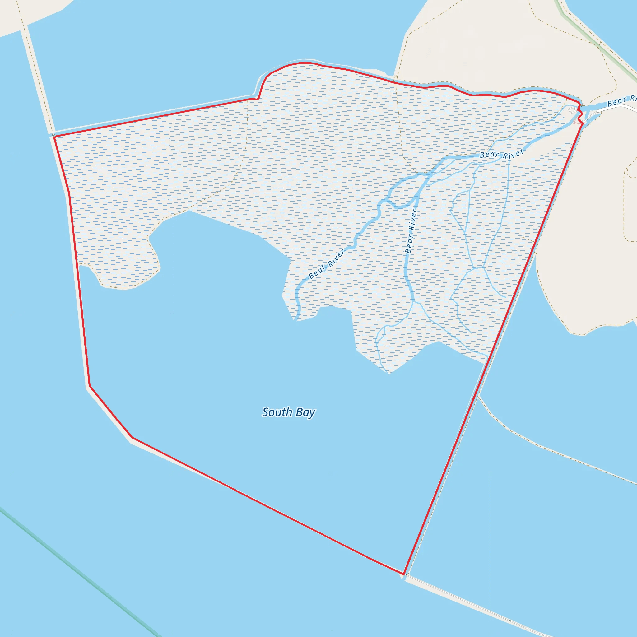 Bear River Migratory Bird Refuge Auto Tour Route Loop mobile static map