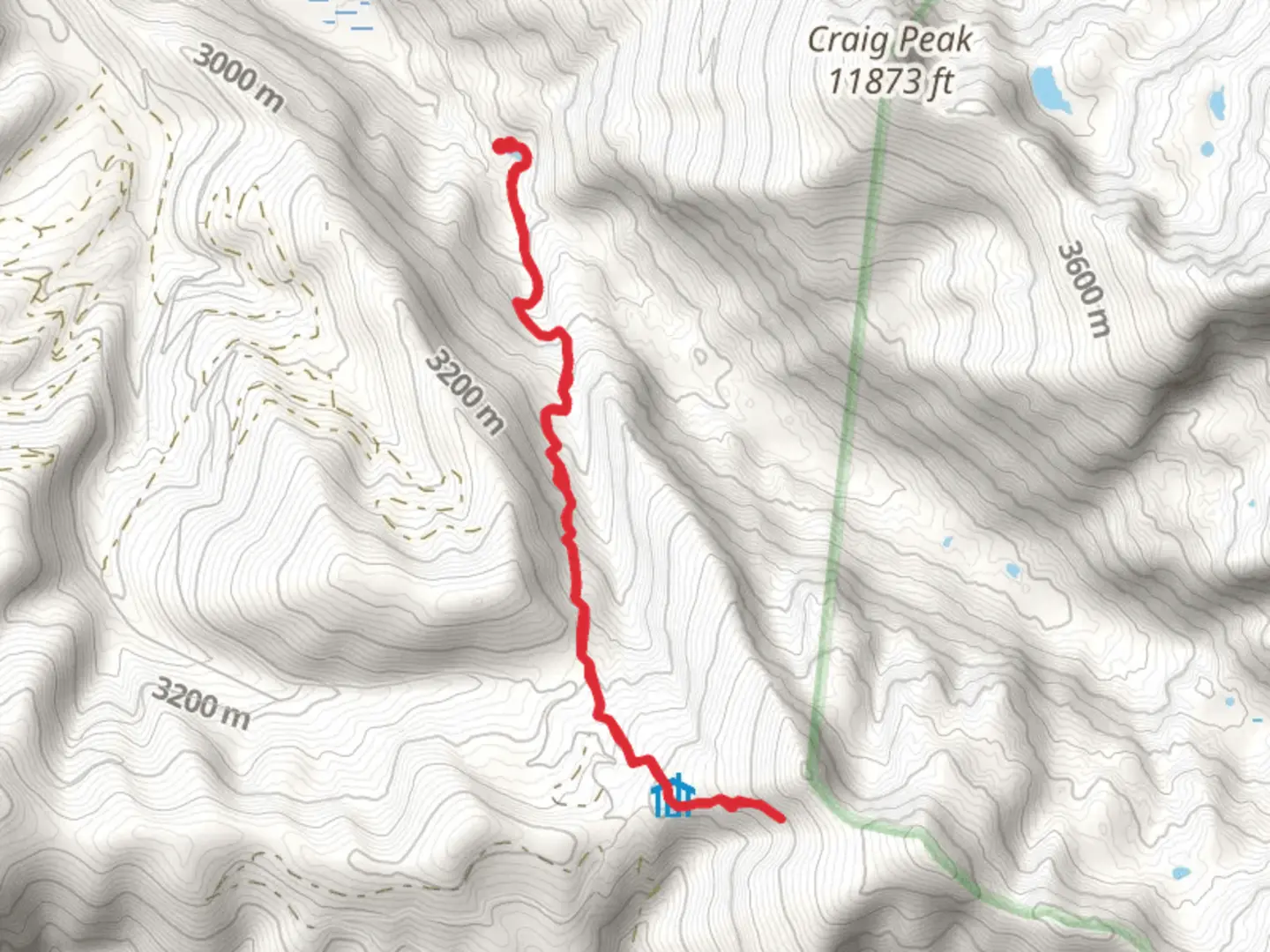An image depicting the trail Ironedge Trail and its surrounding area.