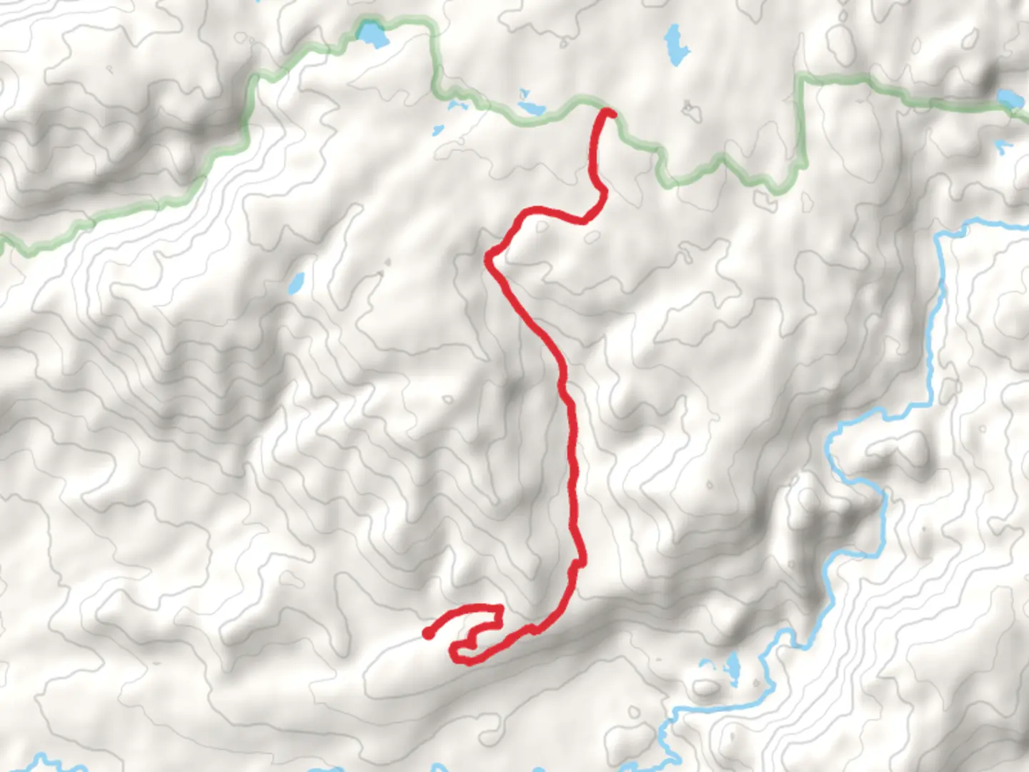 An image depicting the trail Jim Creek Out and Back and its surrounding area.