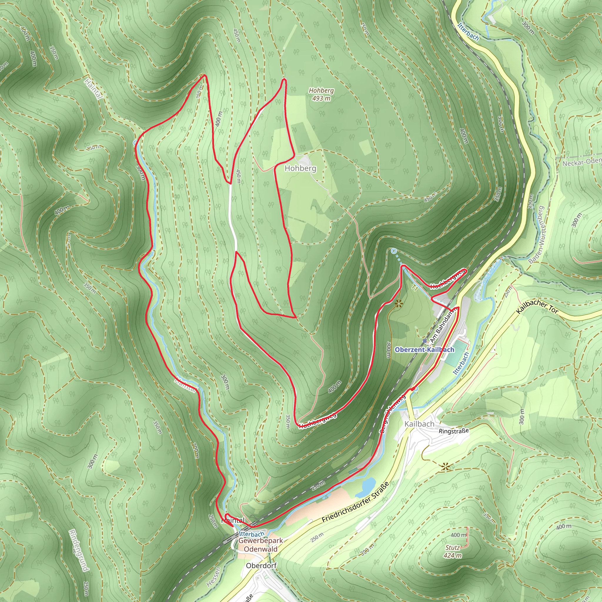 Hohberg Weg mobile static map