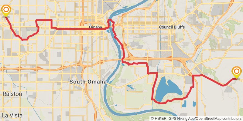 American Discovery Trail - North stage 44 Map