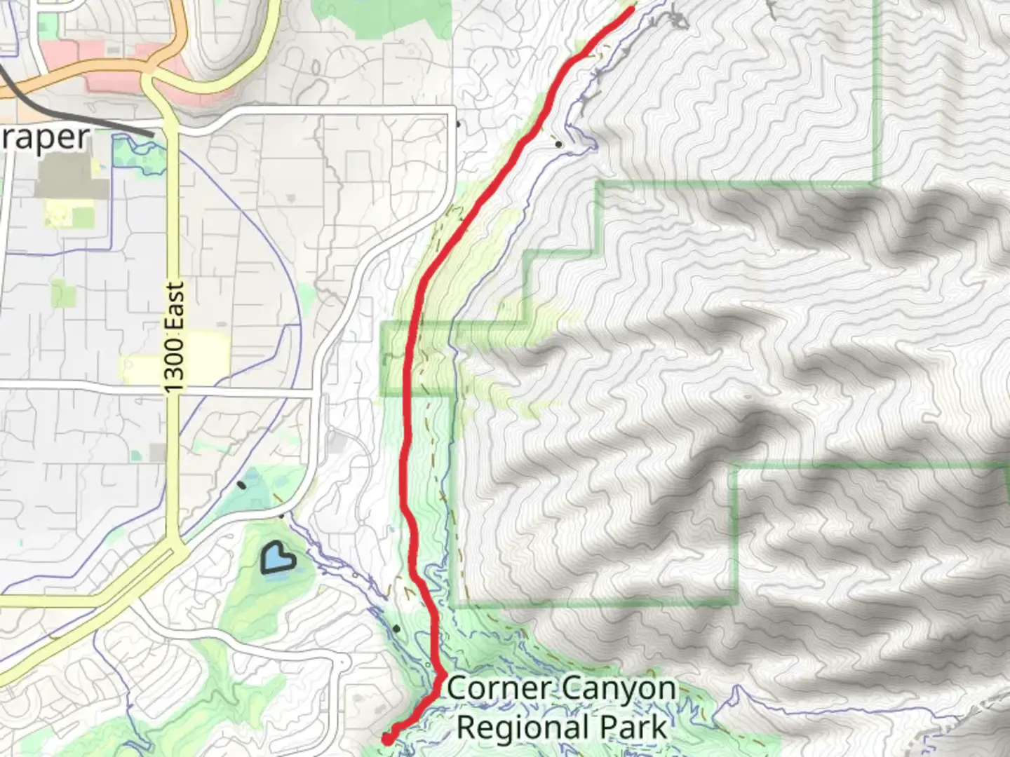 An image depicting the trail Aqueduct Trail and its surrounding area.