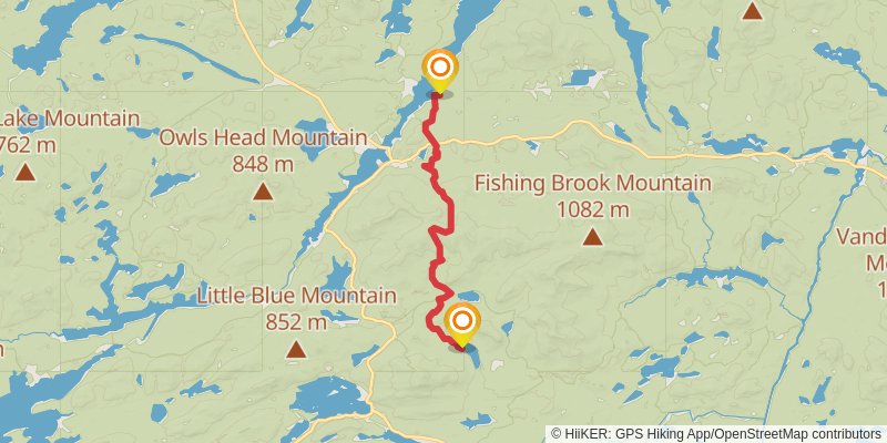 Northville - Placid Trail stage 4 Map