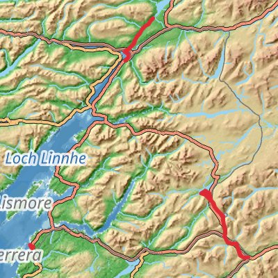 West Highland Line - Train and Hike 8-Day Gentle Tour (Hillwalk Tours) mobile static map