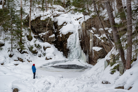 An image depicting the trail Kinsman Pond via Appalachian Trail and its surrounding area.