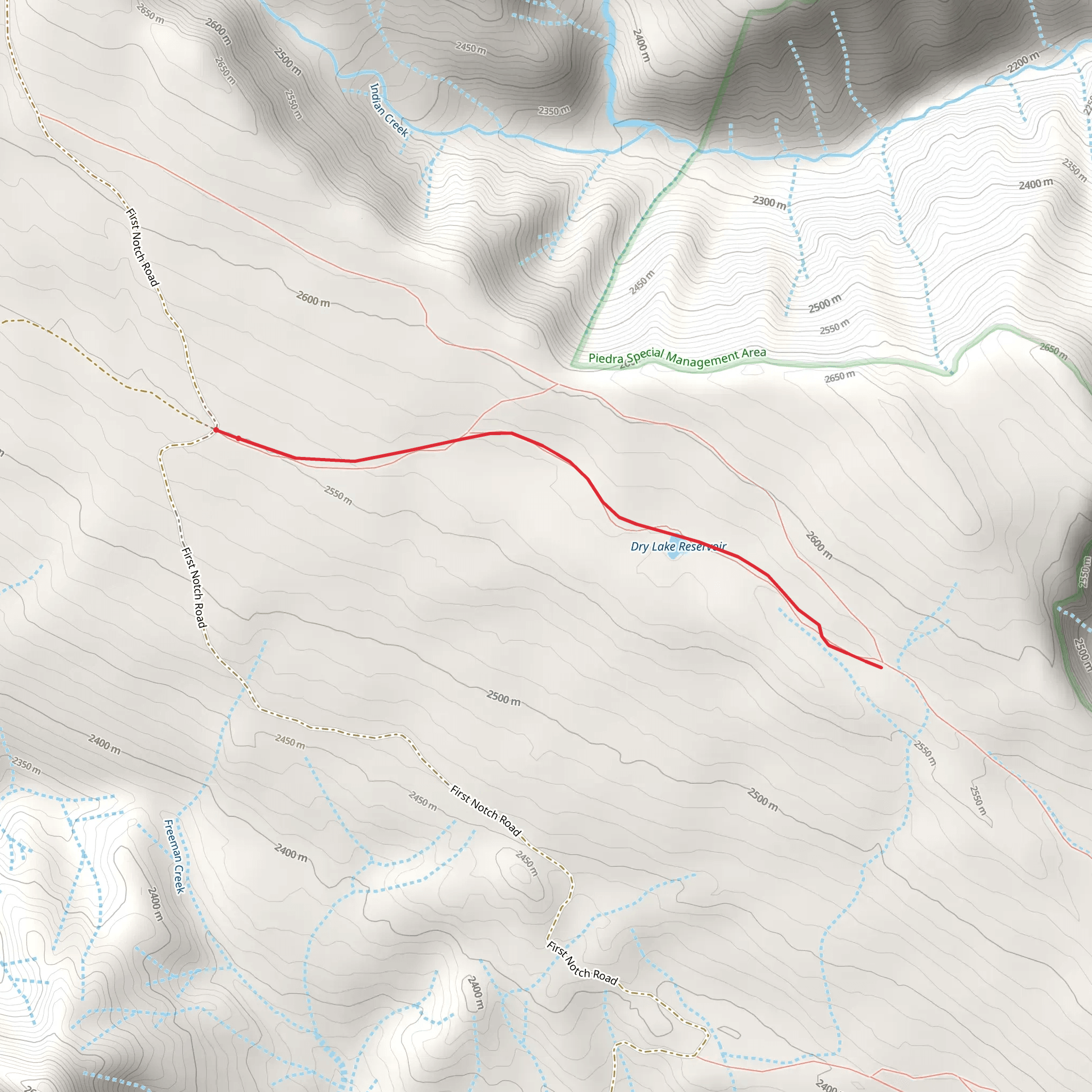 First Notch Connect Trail mobile static map