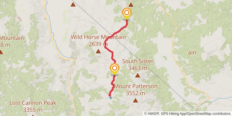 Lobdell Lake - Jackass Flat stage 3 Map
