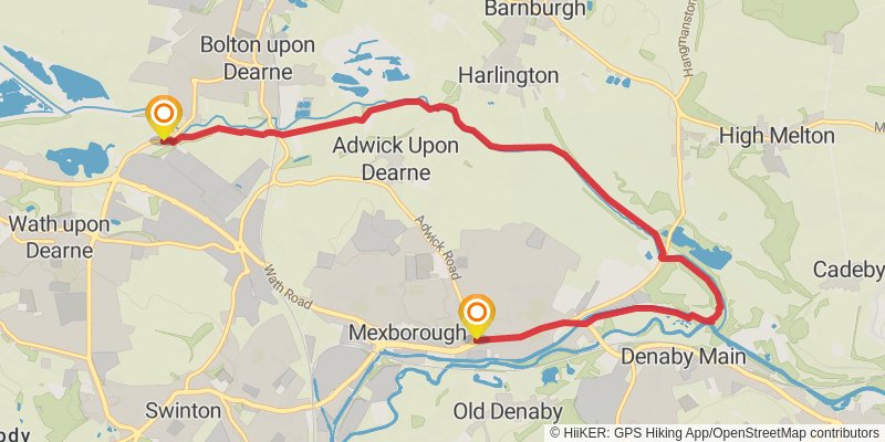 Dearne Way stage 3 Map