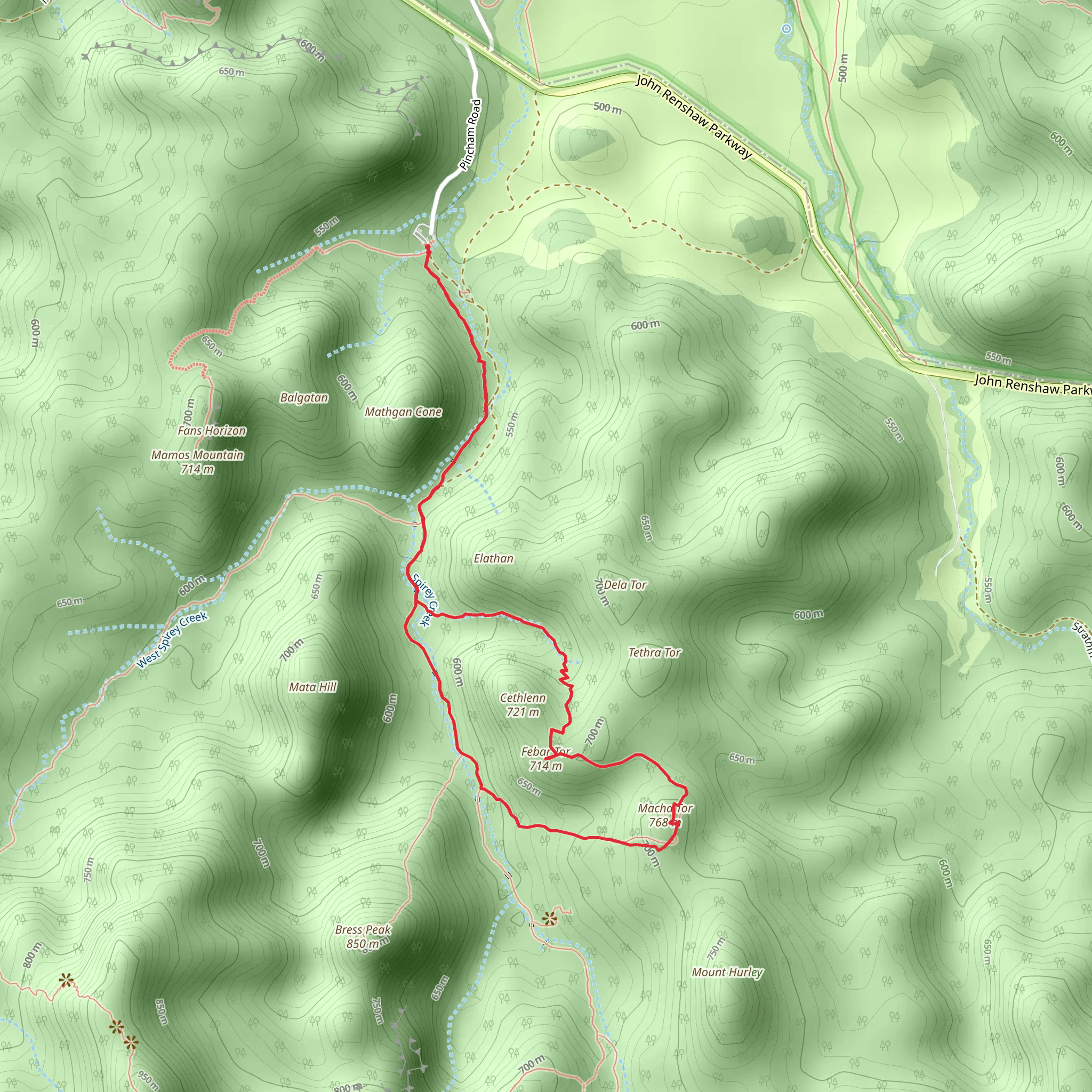 Goulds Circuit Track mobile static map