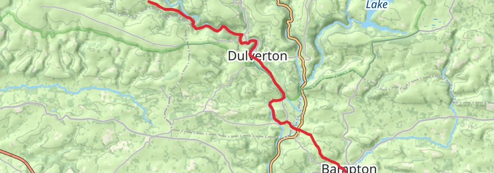 Exe Valley Way stage 4 Map