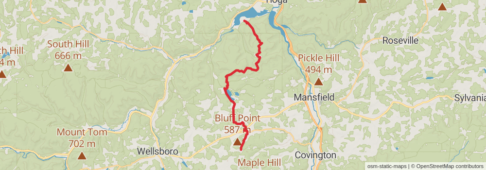 American Perimeter Trail - Northern Appalachian Primary stage 51 Map