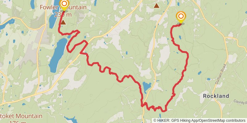 Mattabesett Trail stage 3 Map