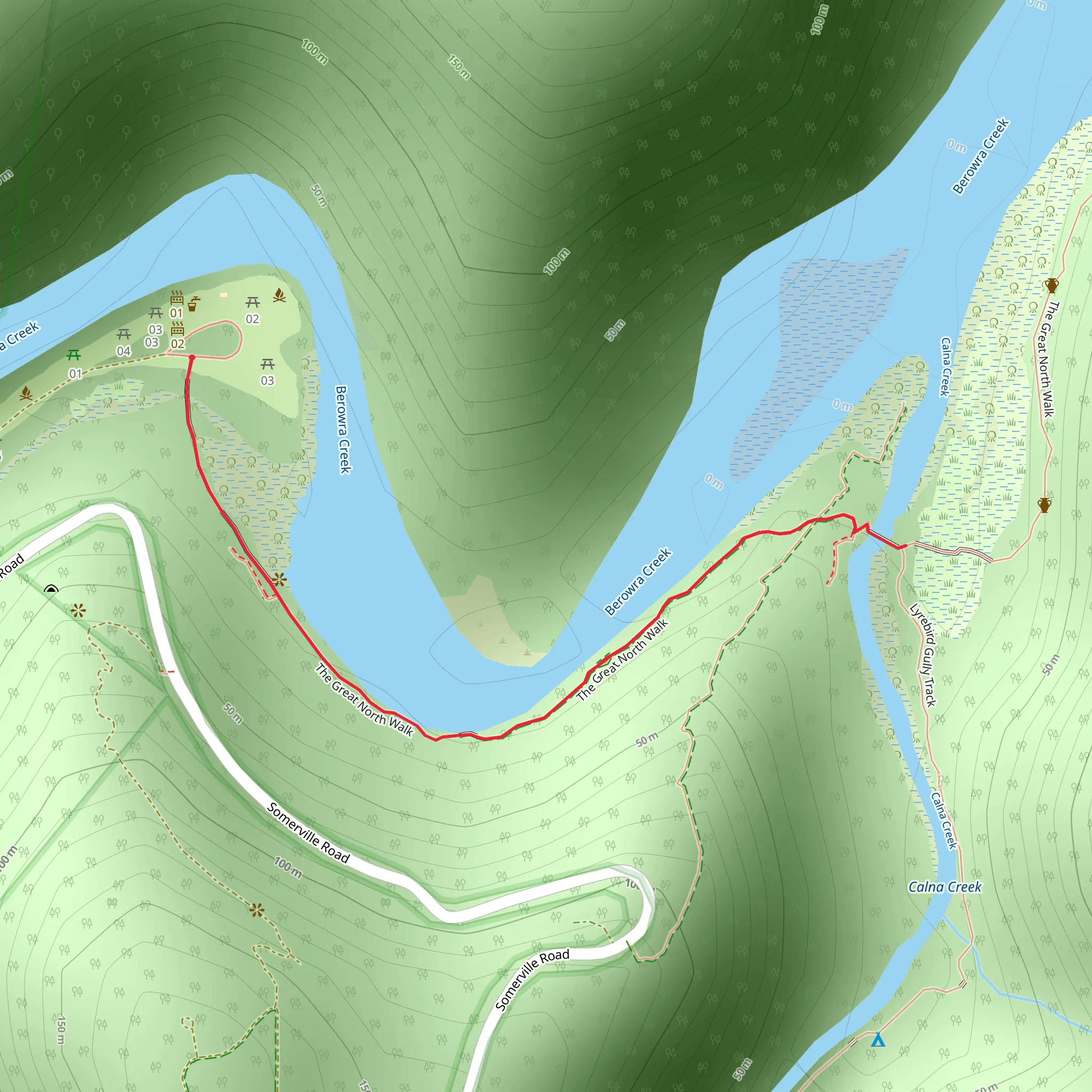 Place of Winds Interpretive Trail mobile static map