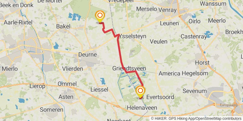 Hertogenpad stage 8 Map