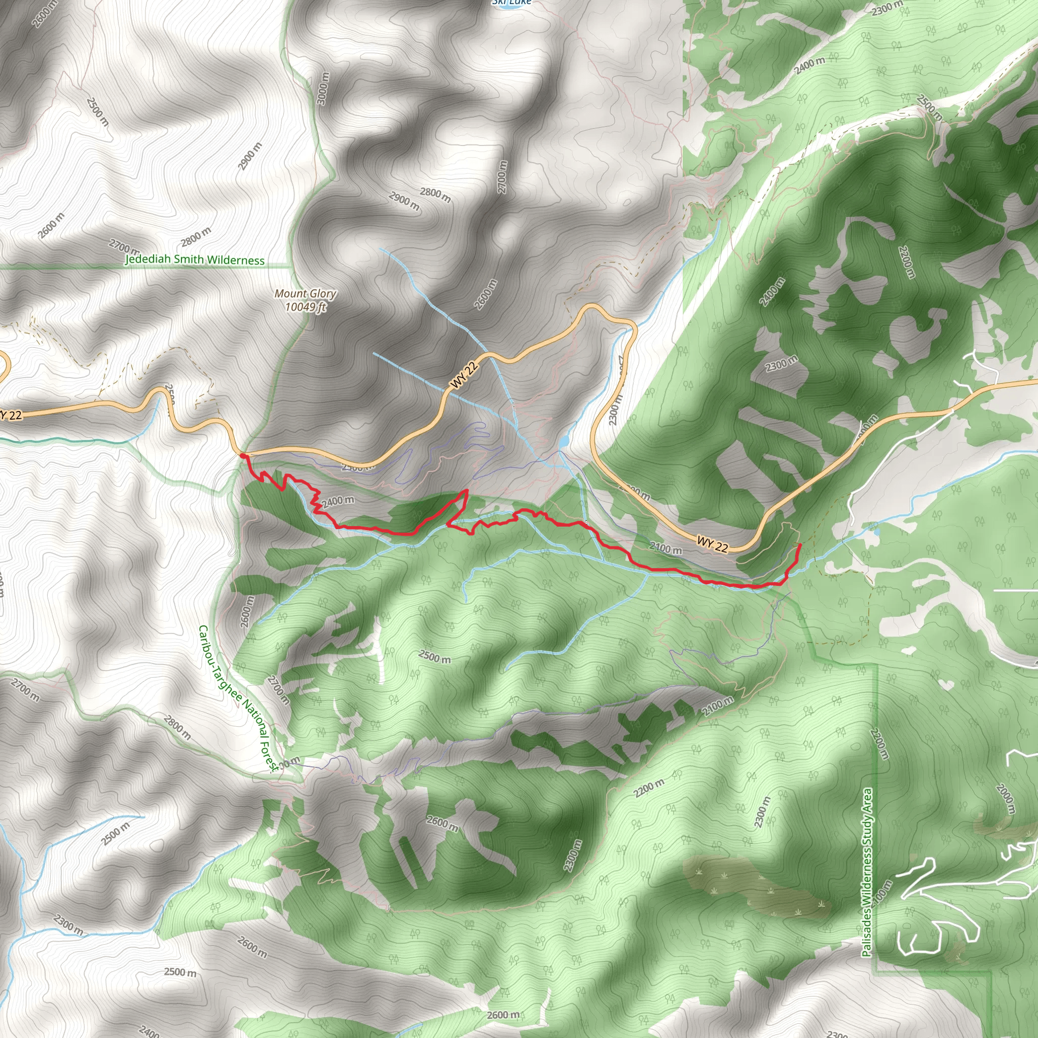 History and Black Canyon Trail mobile static map