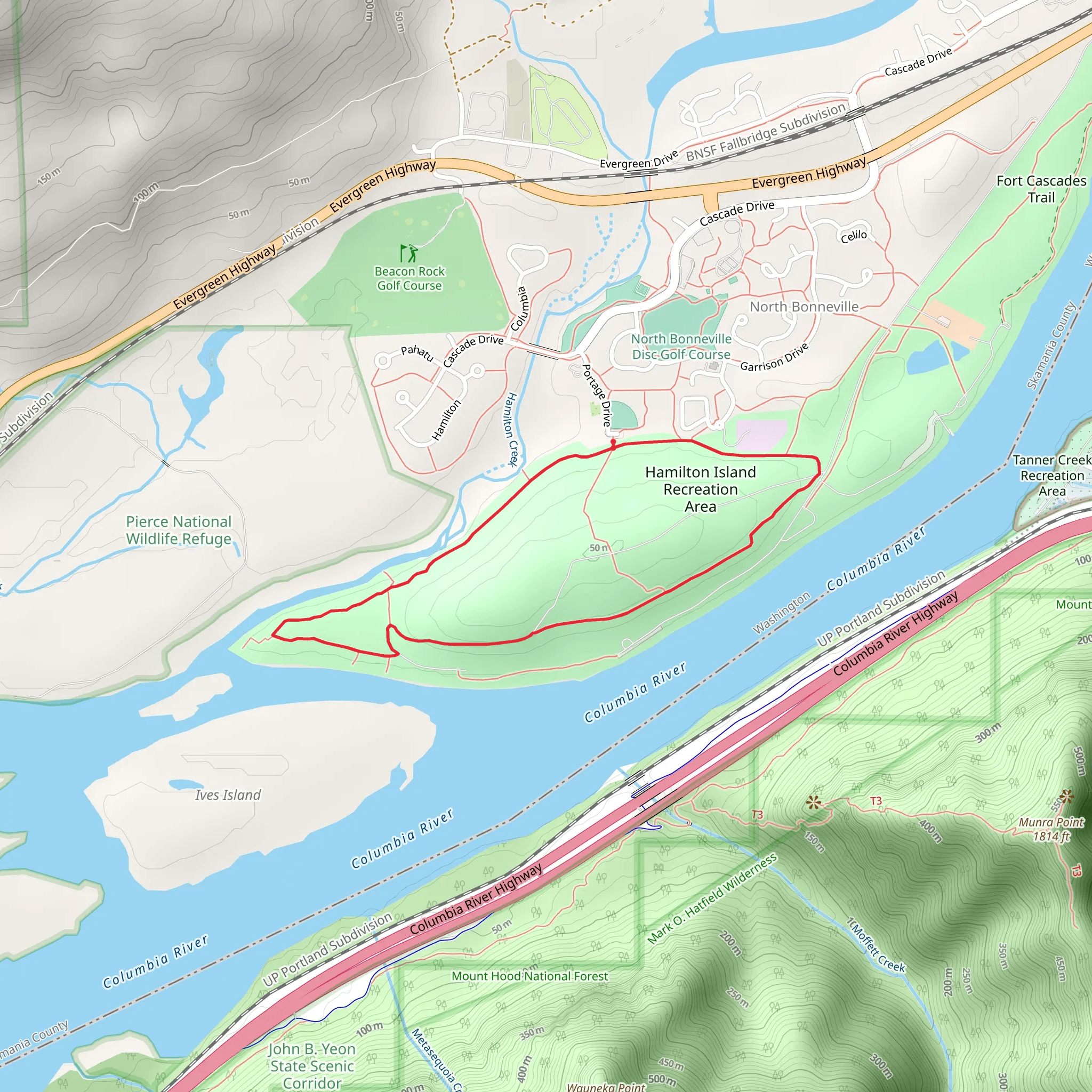 Hamilton Island - Strawberry Loop mobile static map