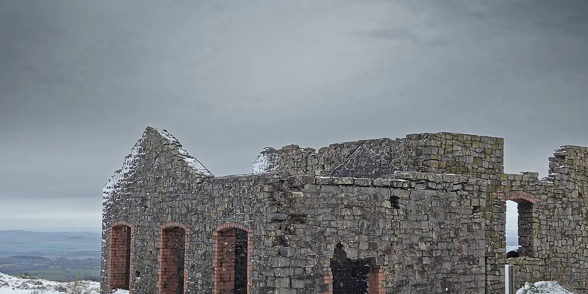An image depicting the trail Brown Clee Hill from Abdon and its surrounding area.