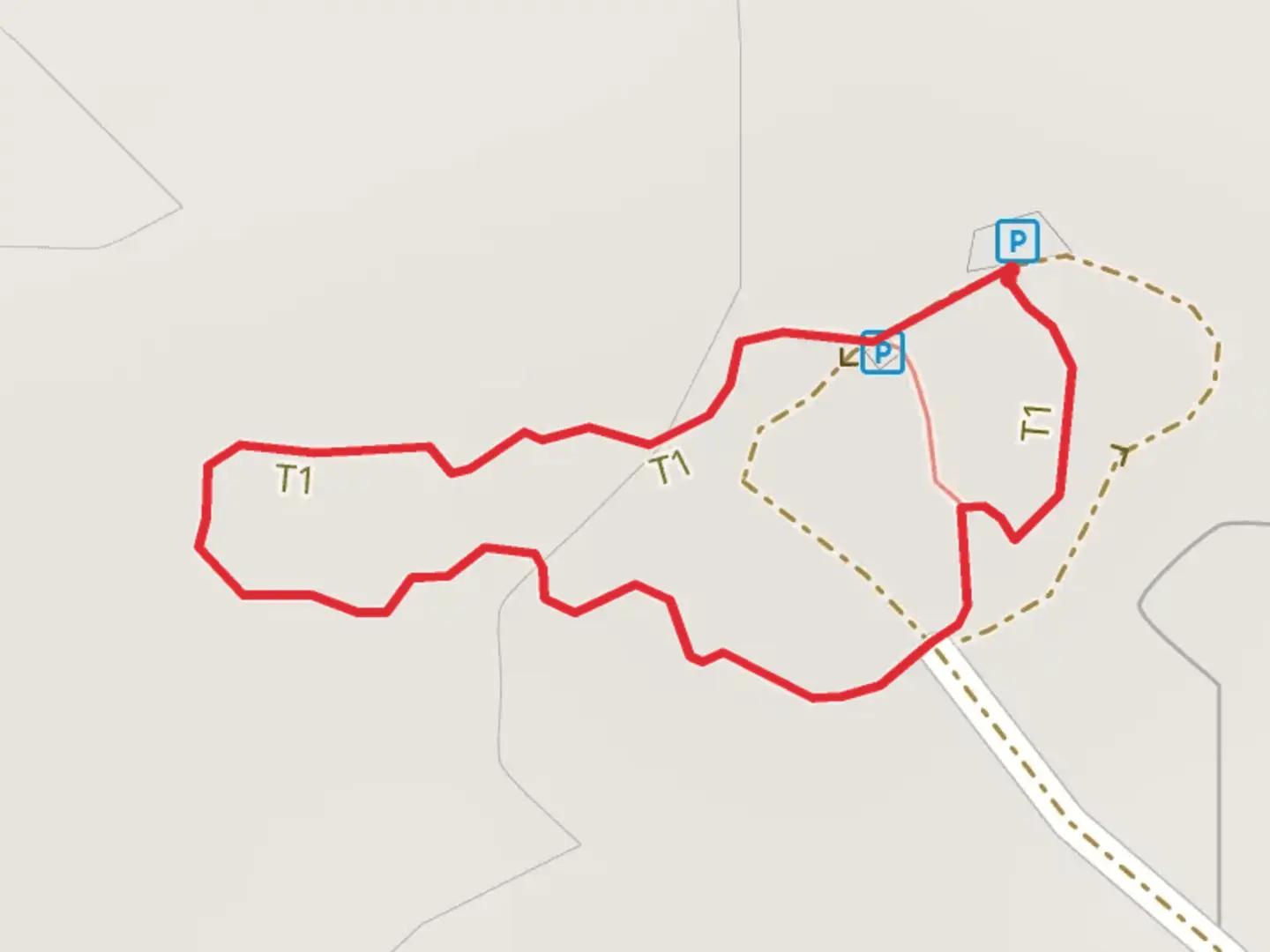An image depicting the trail Chihuahuan Desert Nature Trail Loop and its surrounding area.