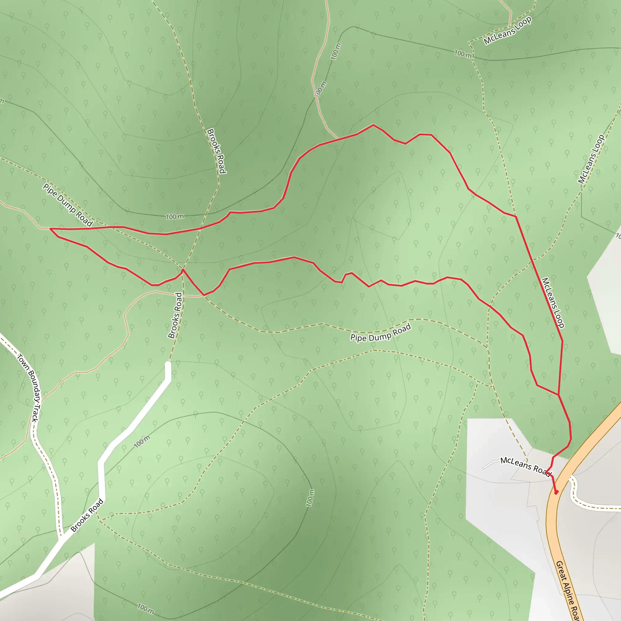 Explosive Magazine Circuit Walk mobile static map