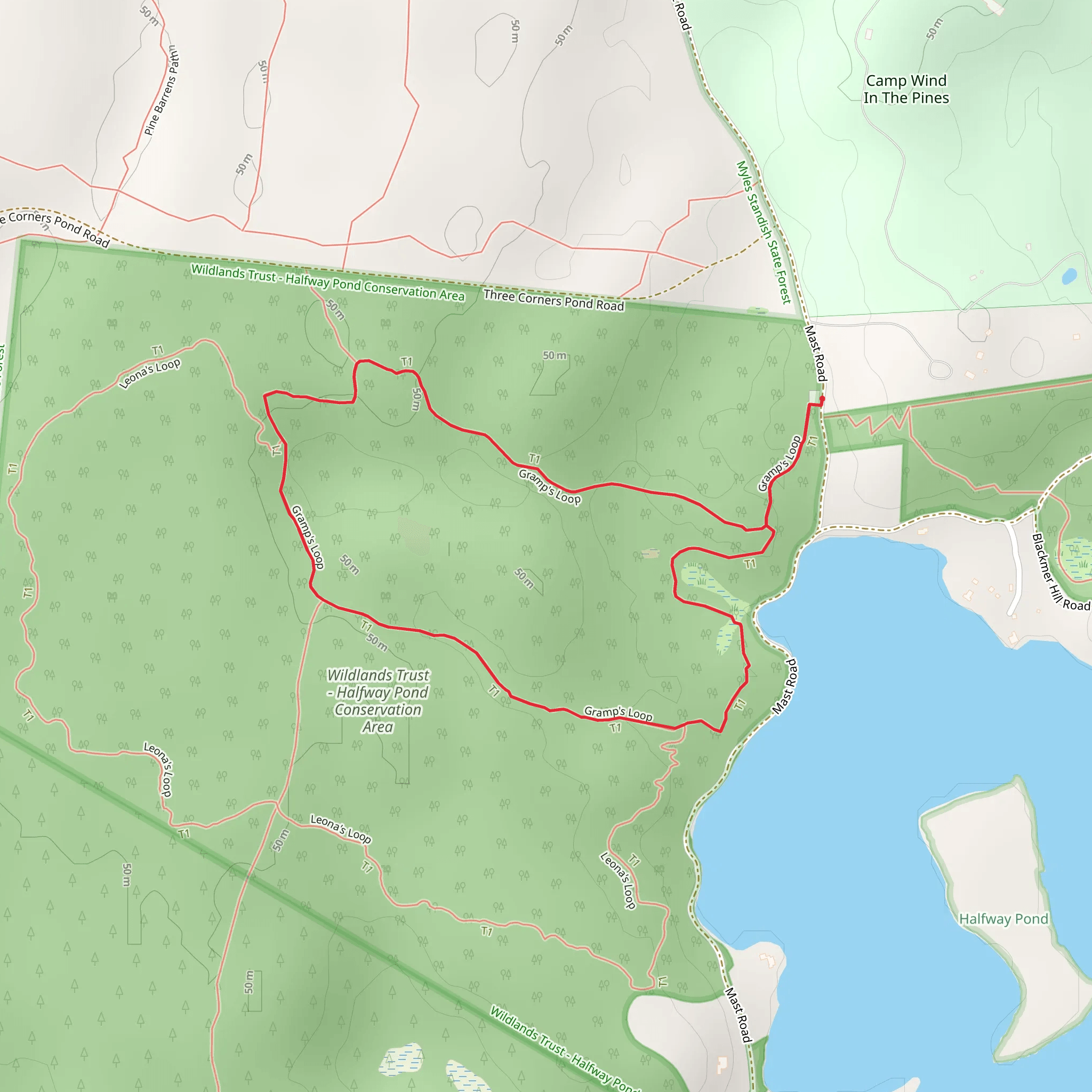 Gramp's Loop mobile static map