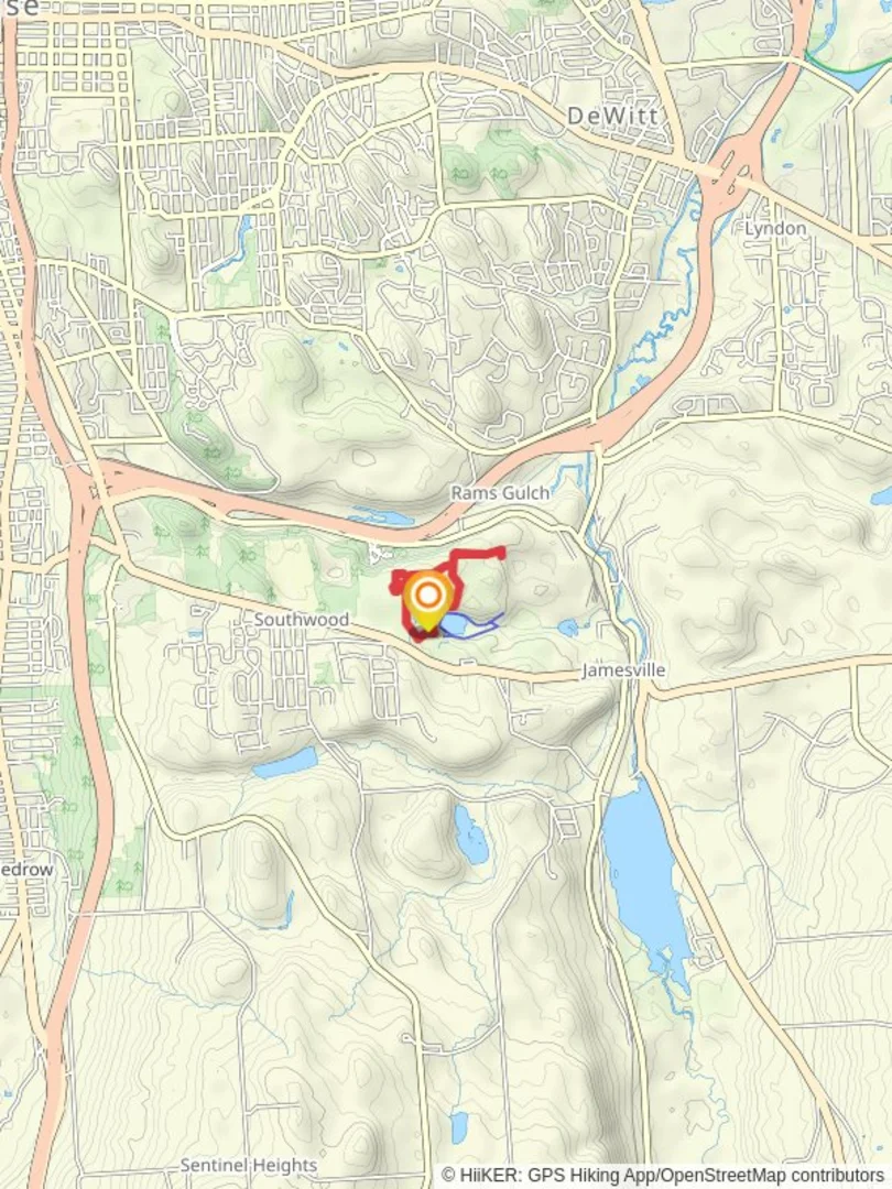 An image depicting the trail Clark Reservation State Park Loop and its surrounding area.