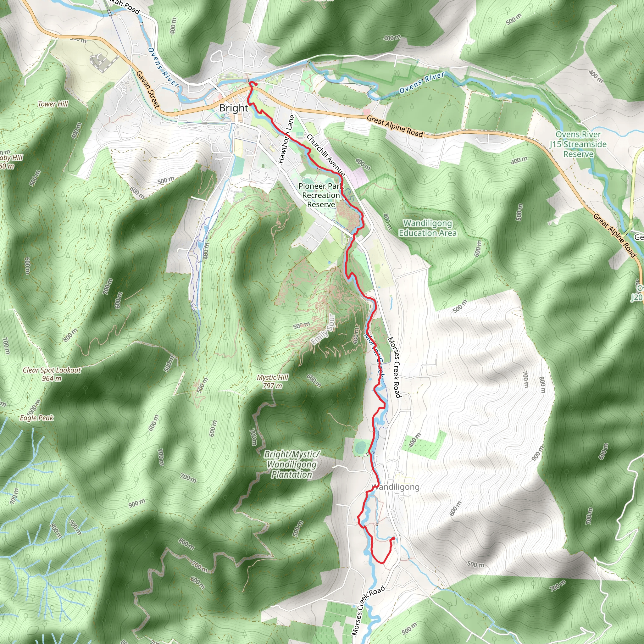 Wandi Walk mobile static map