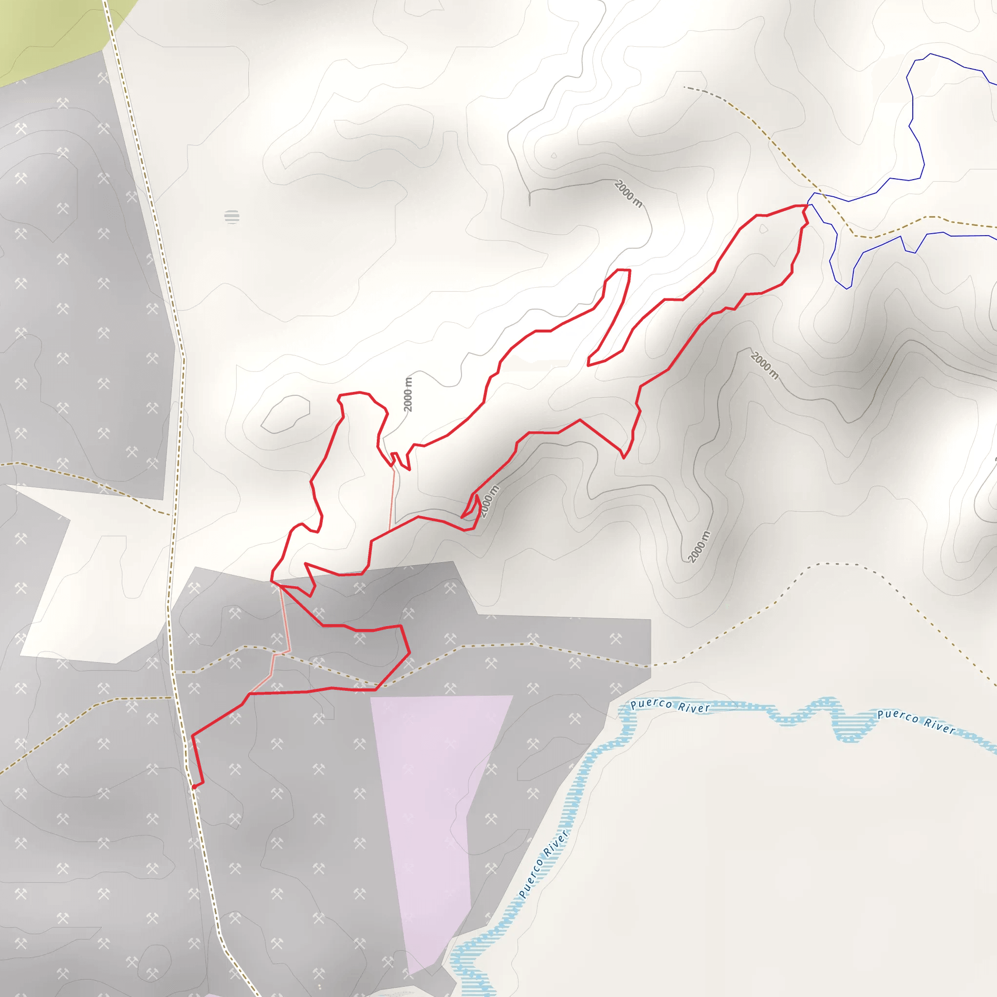 Western Loop of High Desert Trail mobile static map