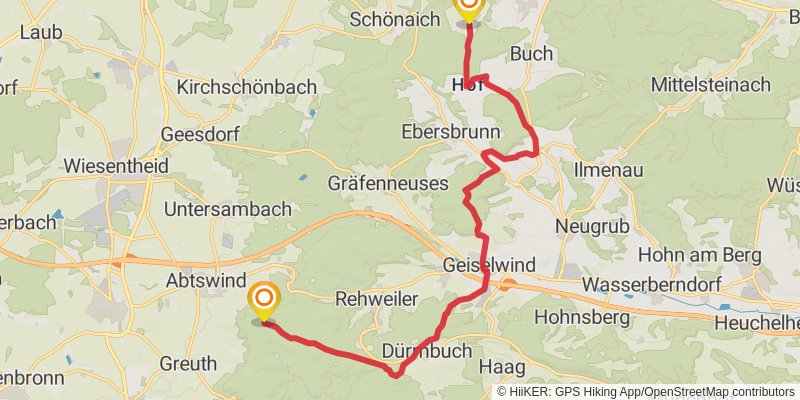 Kelten-Erlebnisweg alt 4 Map