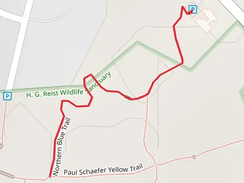 Paul Schaefer Yellow and Northern Blue Trail