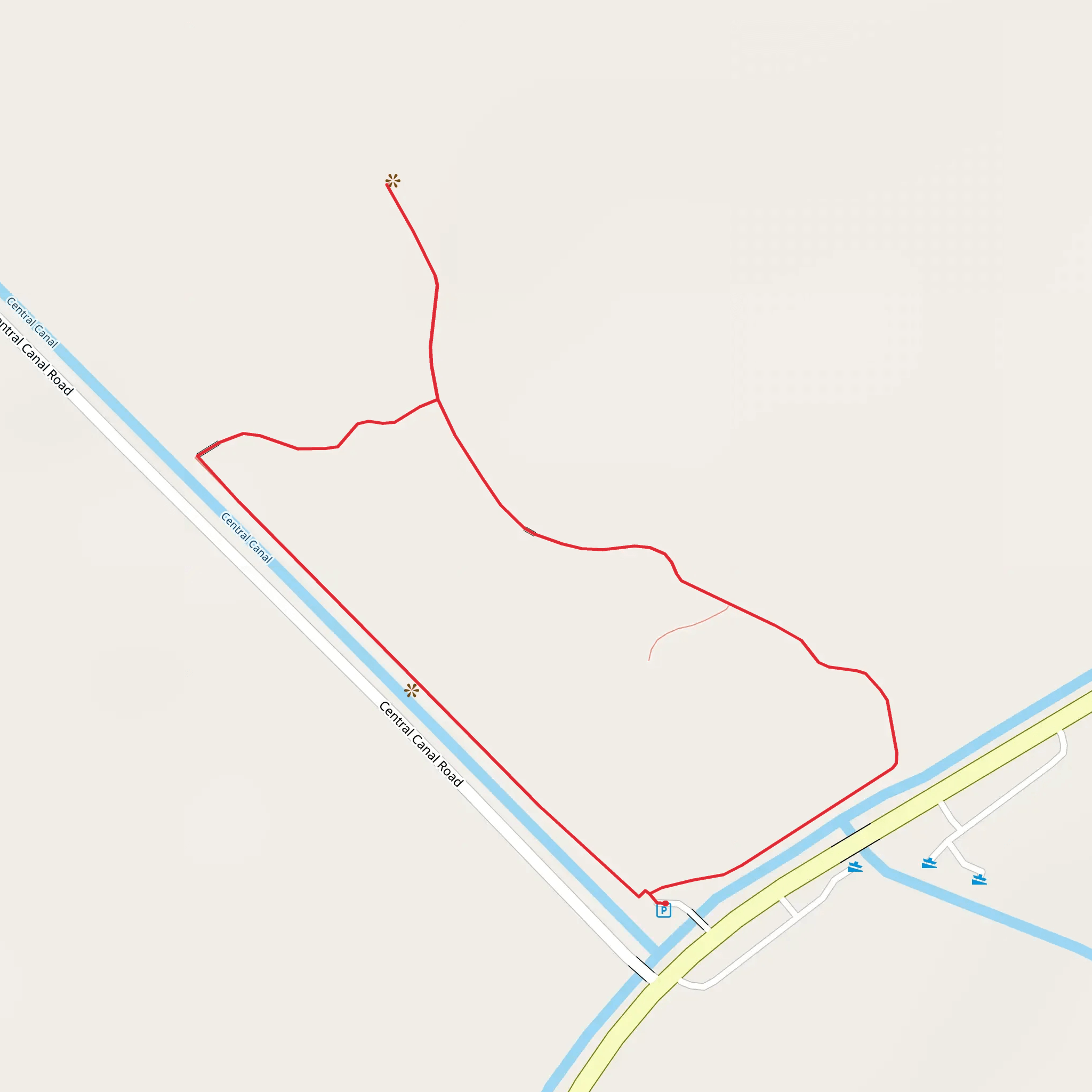 Central Canal Loop mobile static map