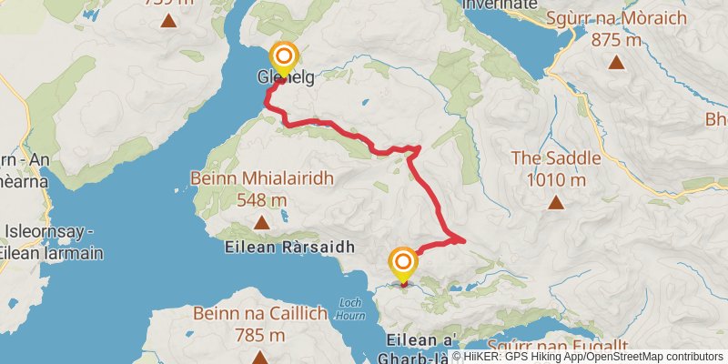 Famous Highland Drove Walk stage 5 Map