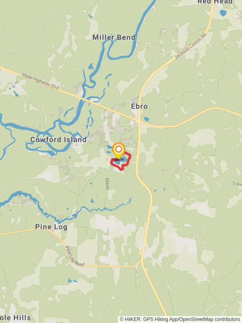 An image depicting the trail Sand Pond Recreation Area Campground Loop and its surrounding area.