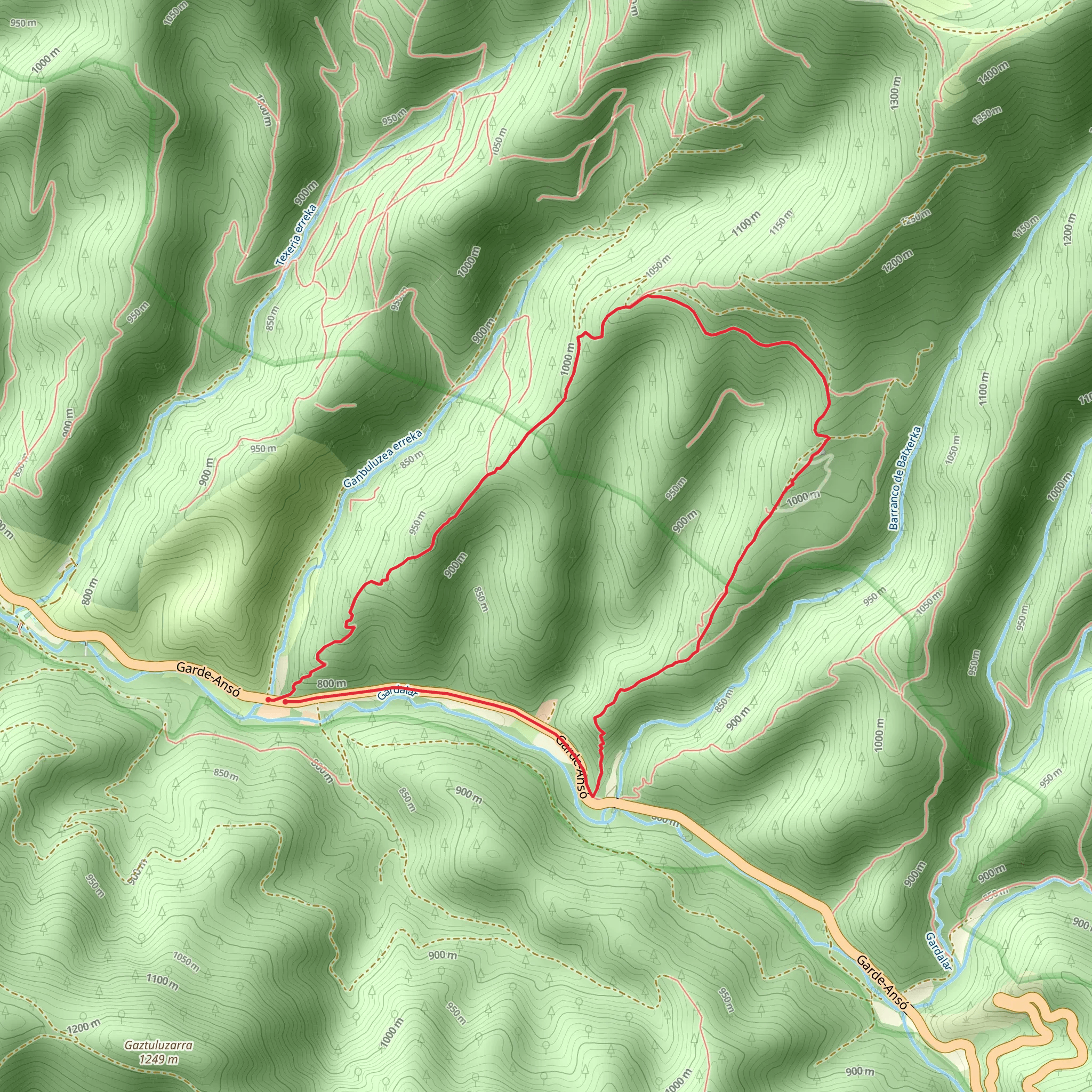 Hermitage of Zuberoa SL NA 74 mobile static map