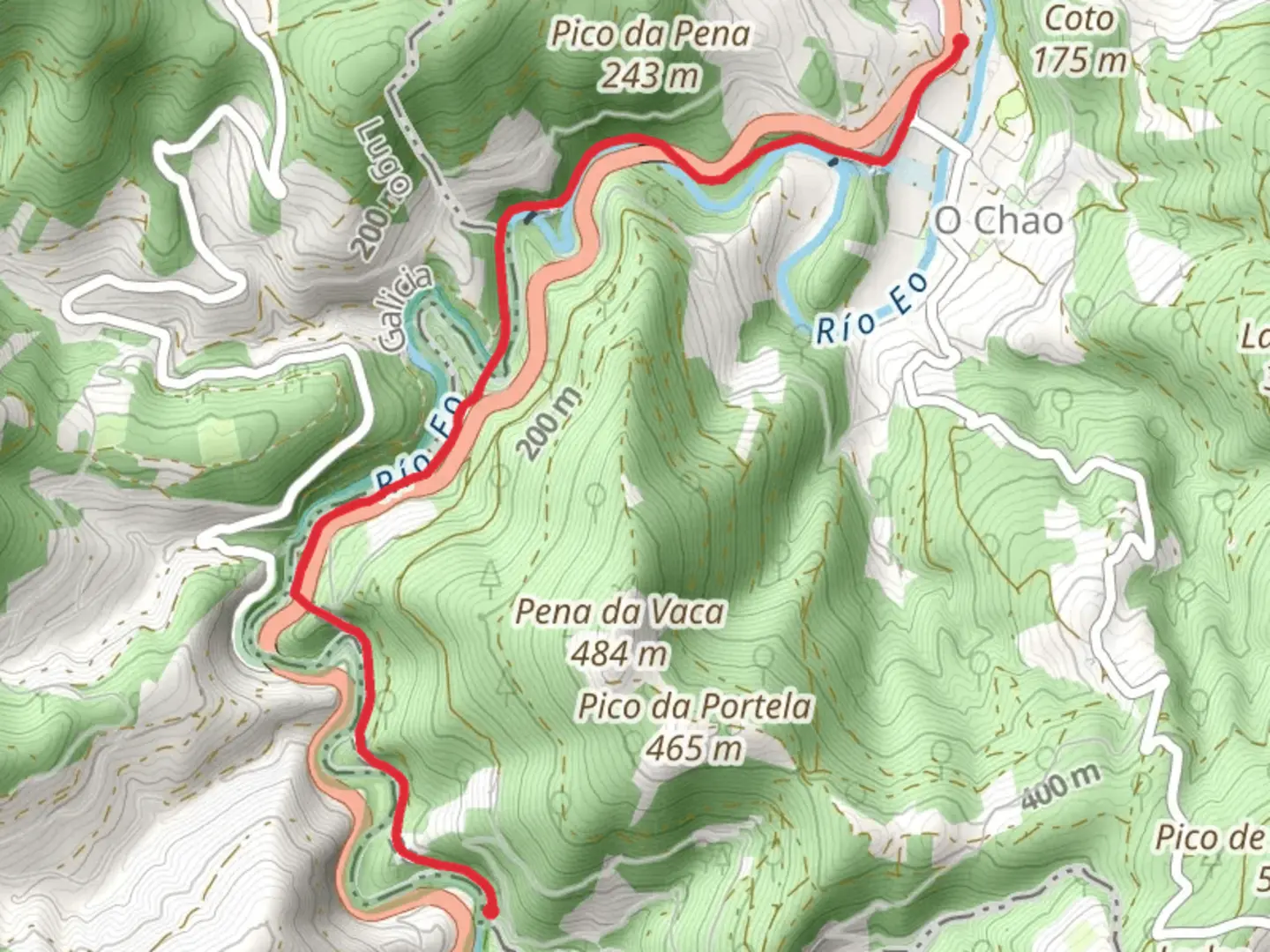 An image depicting the trail Railroad Route PR AS 300 and its surrounding area.