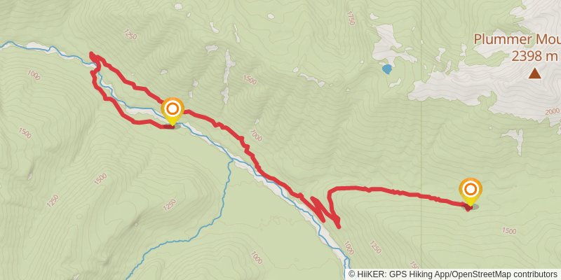 Pacific Crest Trail - Washington stage 40 Map
