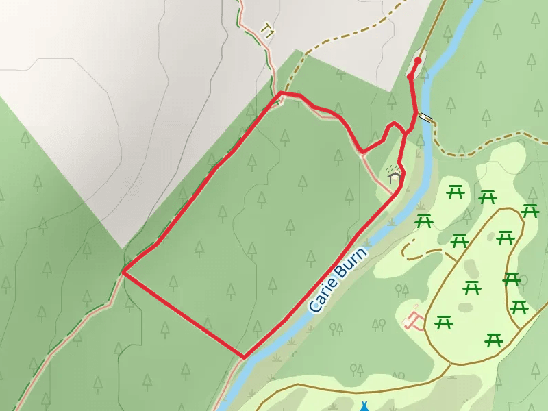 Carie Trail mobile static map