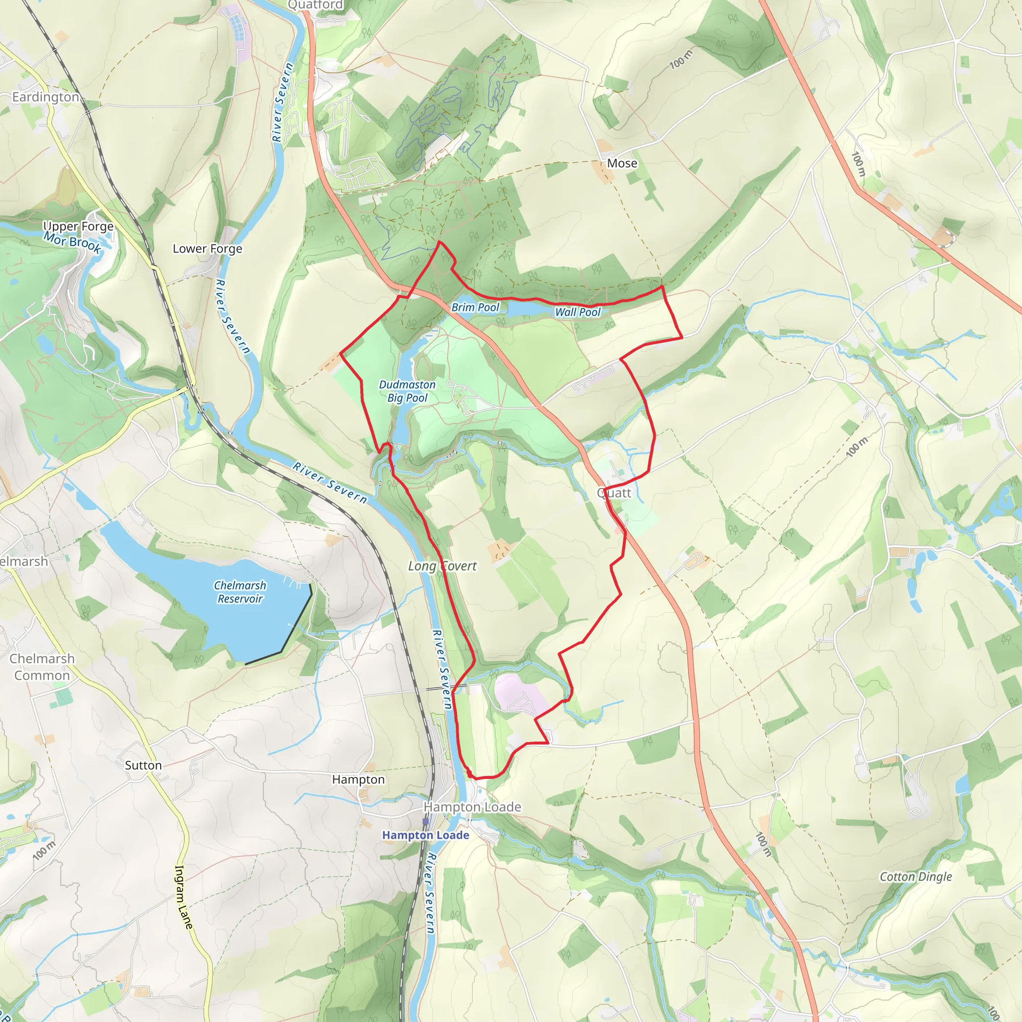 Captain Geoffrey's Woodland Walk mobile static map