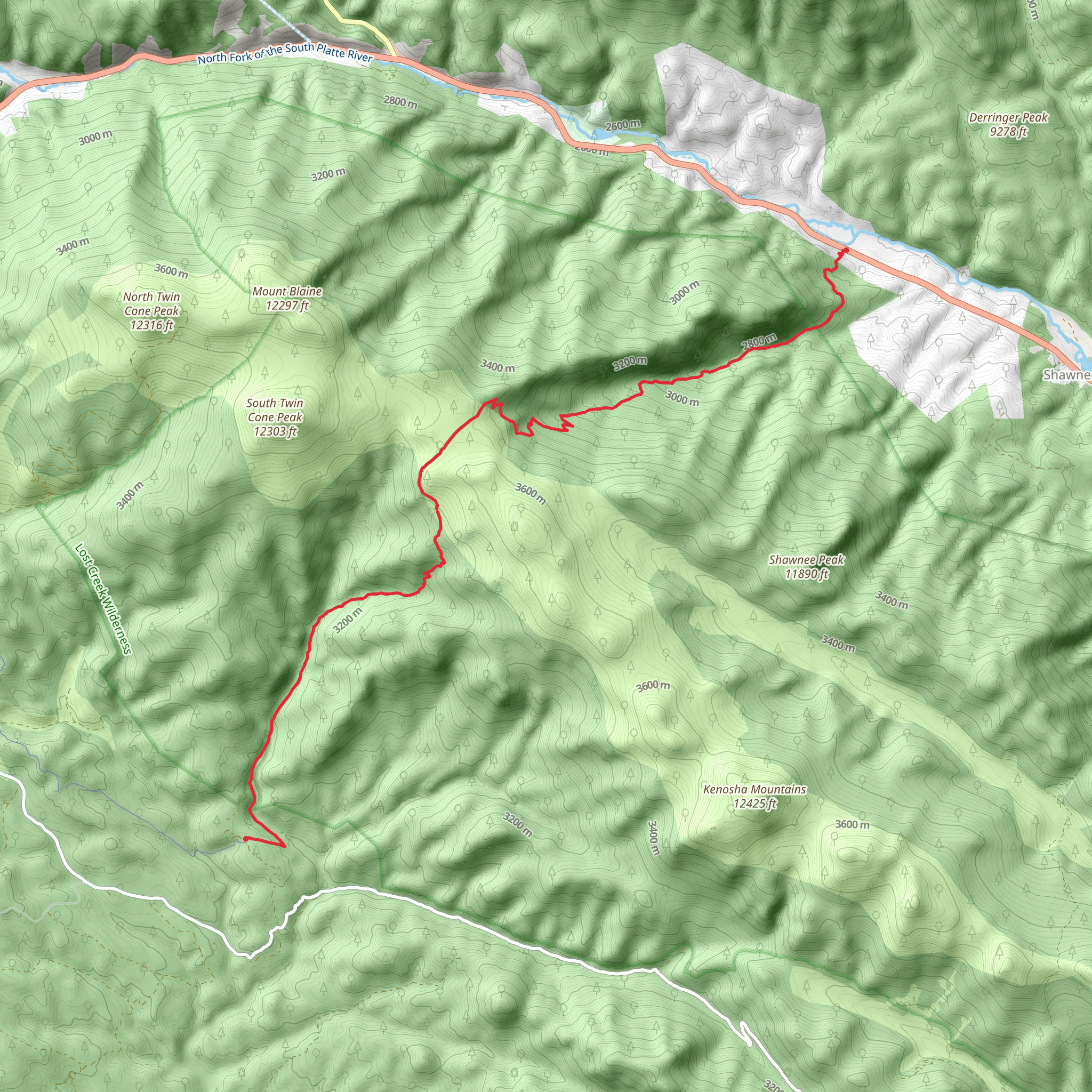 Ben Tyler Trail mobile static map